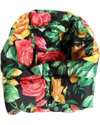 Dolce & Gabbana - Multicolor Floral Print Whole Head Wrap Hat - Lyst
