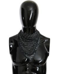 CoSTUME NATIONAL - Elegant Striped Viscose Scarf - Lyst