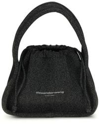 Alexander Wang - Black Polyester Handbag - Lyst