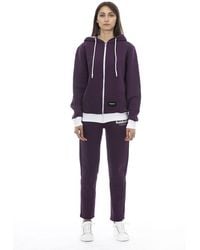 Baldinini - Purple Cotton Sweater - Lyst