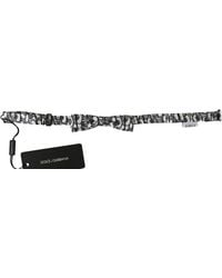 Dolce & Gabbana - Exquisite Silk Bow Tie With Pattern - Lyst