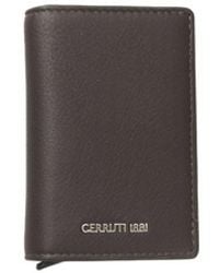 Cerruti 1881 - Brown Calf Leather Wallet - Lyst