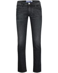 Jacob Cohen - Sleek Faded Black Slim Fit Stretch Jeans - Lyst
