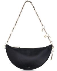 Chloé - Black Calf Leather Bos Taurus Shoulder Bag - Lyst
