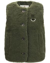 Barbour - Bicolor Recycled Polyester Sleeveless Jacket - Lyst