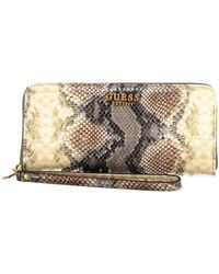 Guess - Beige Polyurethane 's Wallet - Lyst