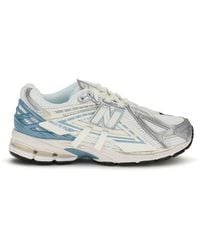 New Balance - White Fabric Athletic Sneakers - Lyst