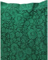 Dolce & Gabbana - Lace High Waist Mermaid Midi Skirt Cotton Nylon Viscose - Lyst