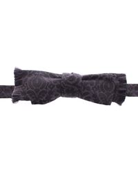 Dolce & Gabbana - Elegant Paisley Silk-Wool Blend Bow Tie - Lyst
