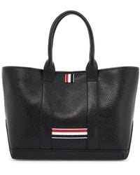 Thom Browne - Small Leather Tote Bag For Tools - Lyst