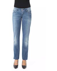 Byblos - Blue Cotton Jeans - Lyst