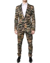 Dolce & Gabbana - Multicolor Taormina Single Breasted 2 Piece Suit - Lyst