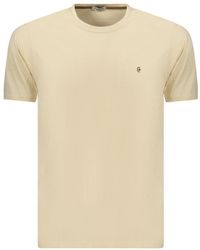 COVERI MOVING - Beige Cotton Men's T - Lyst