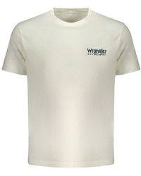 Wrangler - White Cotton T - Lyst