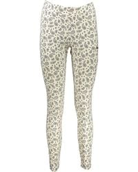 Fila - White Cotton 's Legging - Lyst