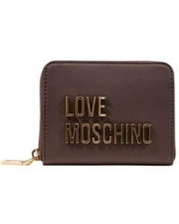 Love Moschino - Brown Polyethylene Wallet - Lyst