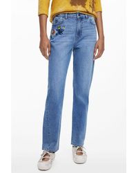 Desigual - Blue Cotton Jeans Denim - Lyst