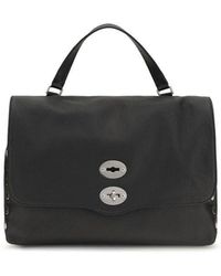 Zanellato - Black Calf Leather Bos Taurus Handbag - Lyst