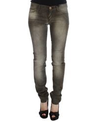 Ermanno Scervino - Wash Cotton Blend Slim Fit Jeans - Lyst
