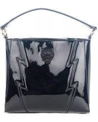 Philipp Plein - Elegant Shoulder Bag With Patent Leather Effect - Lyst