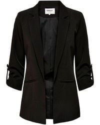 ONLY - Black Polyester Suits & Blazer - Lyst