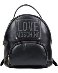 Love Moschino - Black Polyethylene Backpack - Lyst