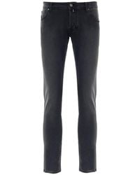 Jacob Cohen - Black Cotton Skinny Jean - Lyst