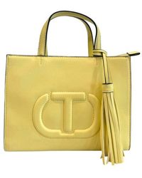 Twinset - Yellow Pu Handbag - Lyst