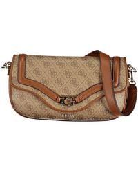 Guess - Beige Polyethylene Handbag - Lyst