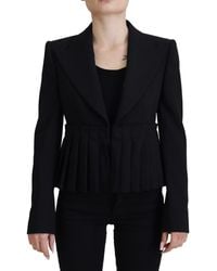Dolce & Gabbana - Elegant Stretch Wool Blazer - Lyst