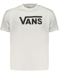 Vans - Bianco Cotton Men T - Lyst