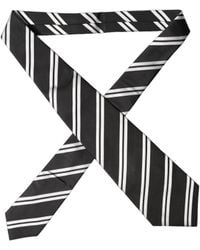 Dolce & Gabbana - Stripes Silk Adjustable Neckwomen's Tie - Lyst