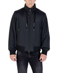 ARMANI EXCHANGE - Black Polyamide Bomber - Lyst