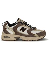 New Balance - Brown Polyamide Athletic Sneakers - Lyst