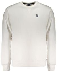 North Sails - White Cotton Men Sweatshirt - Lyst