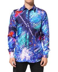 Dolce & Gabbana - Luminarie Martini Slim Shirt - Lyst