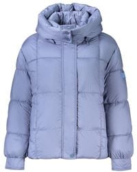Pepe Jeans - Blue Polyester S Jacket With Removable Hood - Lyst