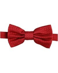 Dolce & Gabbana - Men Red 100% Silk Adjustable Neck Papillon Bow Tie - Lyst
