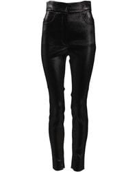 Dolce & Gabbana - Shiny Slim Pants - Lyst