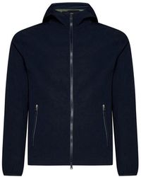 Herno - Blue Elastane Shell Jacket - Lyst
