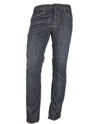 Class Roberto Cavalli Cotton Regular Fit Jeans & Pant - Grey