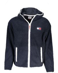 Tommy Hilfiger - Chic Hooded Sports Jacket With Contrast Details - Lyst