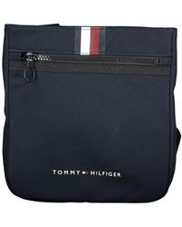 Tommy Hilfiger - Blue Polyester Shoulder Bag - Lyst
