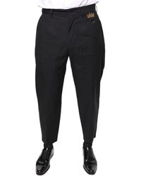 Dolce & Gabbana - Crown Cotton Dress Pants - Lyst