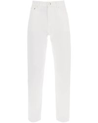 Loulou Studio - Cropped Straight Cut Jeans - Lyst