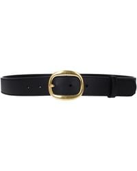 Tom Ford - Black Leather Regular Belt - Lyst