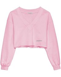 hinnominate - Pink Cotton Sweater - Lyst