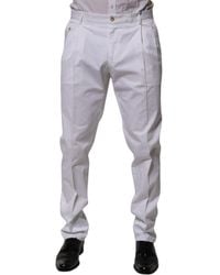 Dolce & Gabbana - Slim-Fit Trousers - Lyst