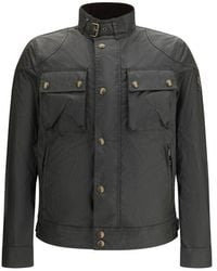 Belstaff - Bicolor Cotton Coat - Lyst