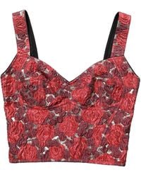 Dolce & Gabbana - Silk-Blend Tank - Lyst